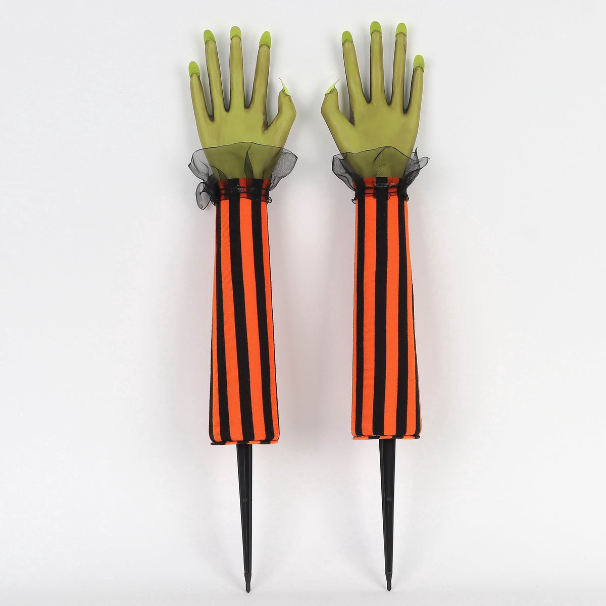 Witch Hand Yard Stakes Outdoor Decorations, Multicolor, 18", 2 Count, Halloween by Way To Celebrate