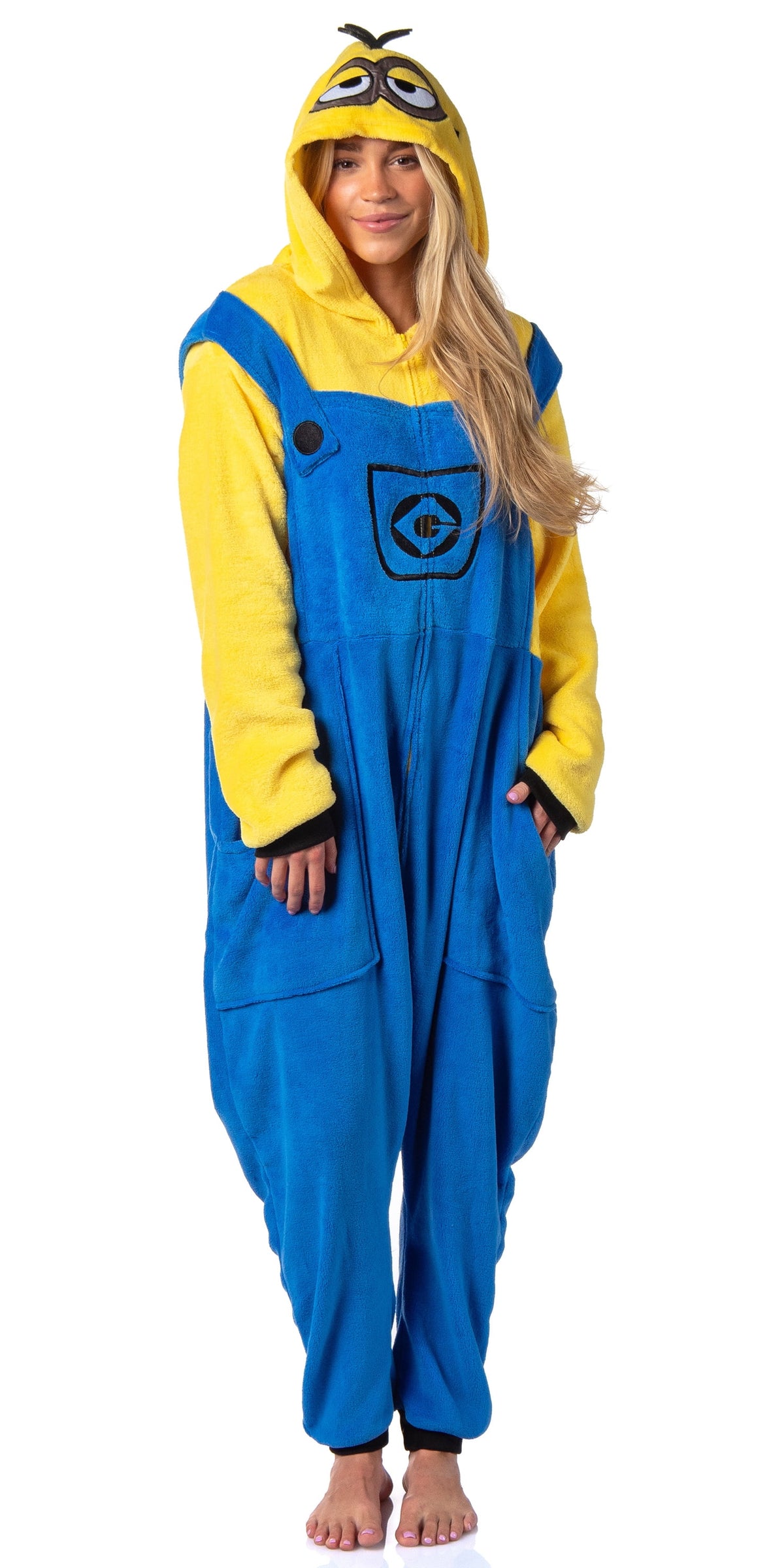 Despicable Me Men's Minions Costume Kigurumi Character Union Suit Outfit