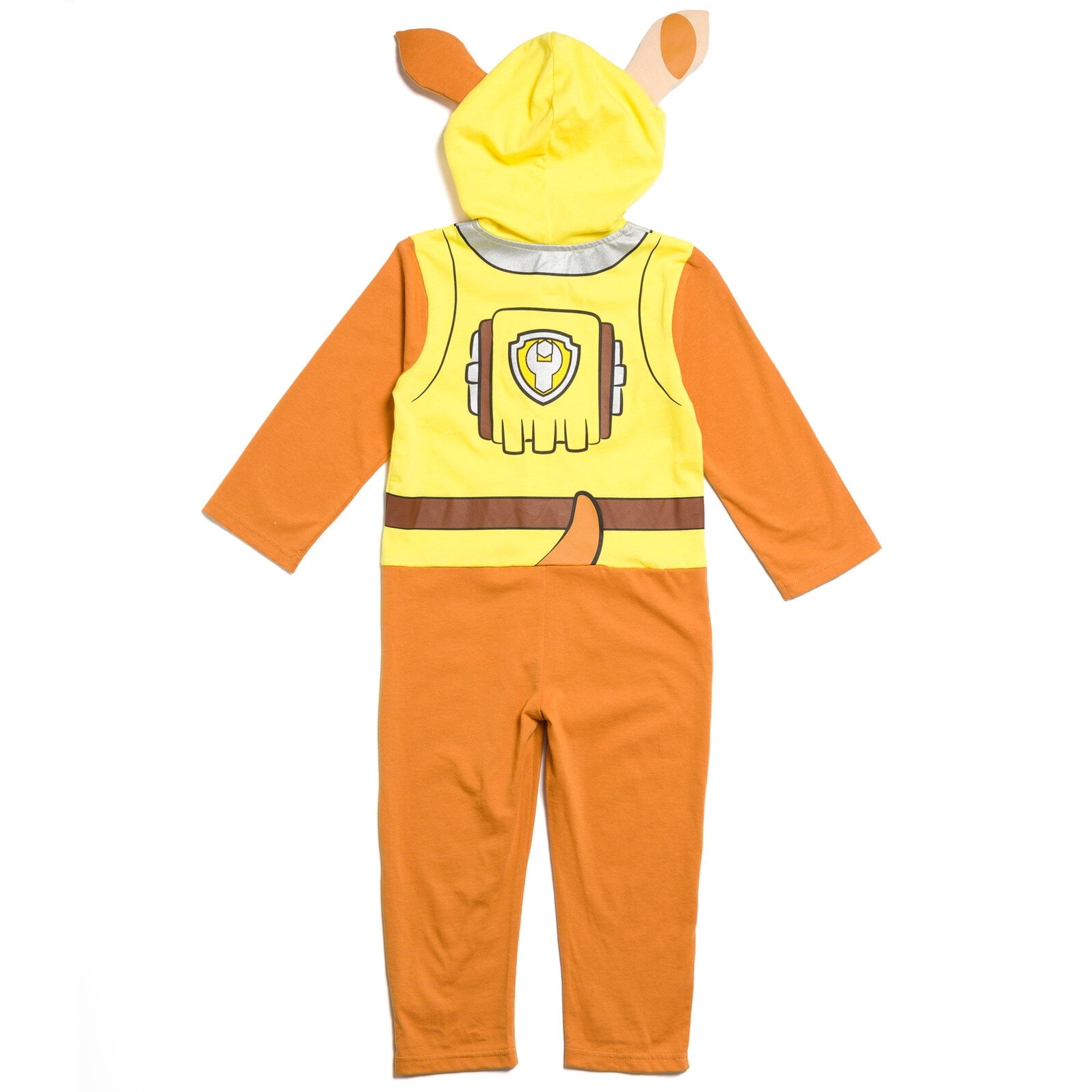 Paw Patrol Rubble Infant Baby Boys or Girls Zip Up Cosplay Coverall Toddler to Big Kid