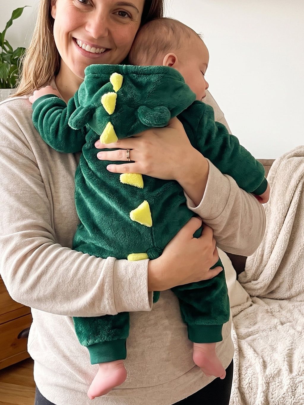 RUINIXCW Toddler Baby Boy Girl Halloween Animal Costume Kids Infant Baby Fleece Jumpsuit Warm Fall Winter Clothes Long Sleeve Hooded Romper Snowsuit