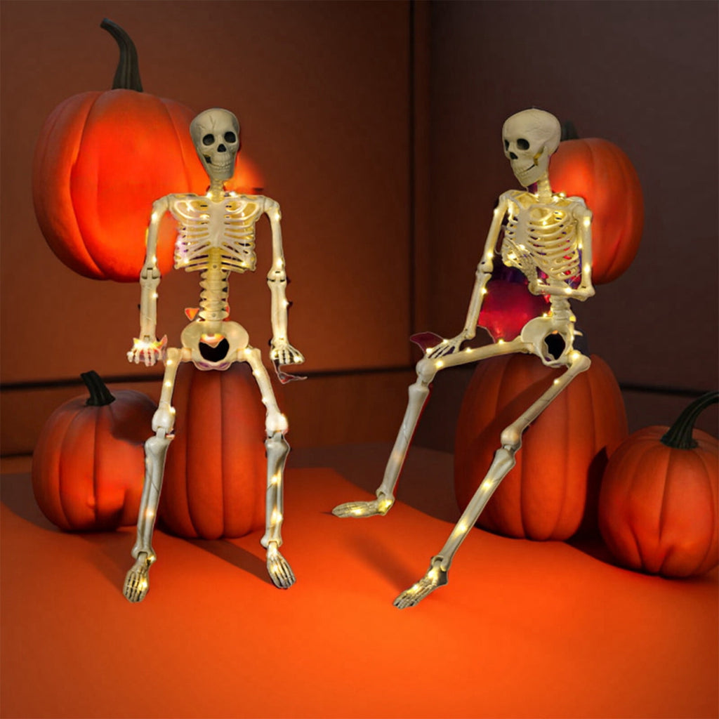 amlbb Halloween Decoration Halloween Skeleton Horror Decorations Simulation Animals Skeleton Ornaments Bar Decoration Frogs Skeleton on Clearance