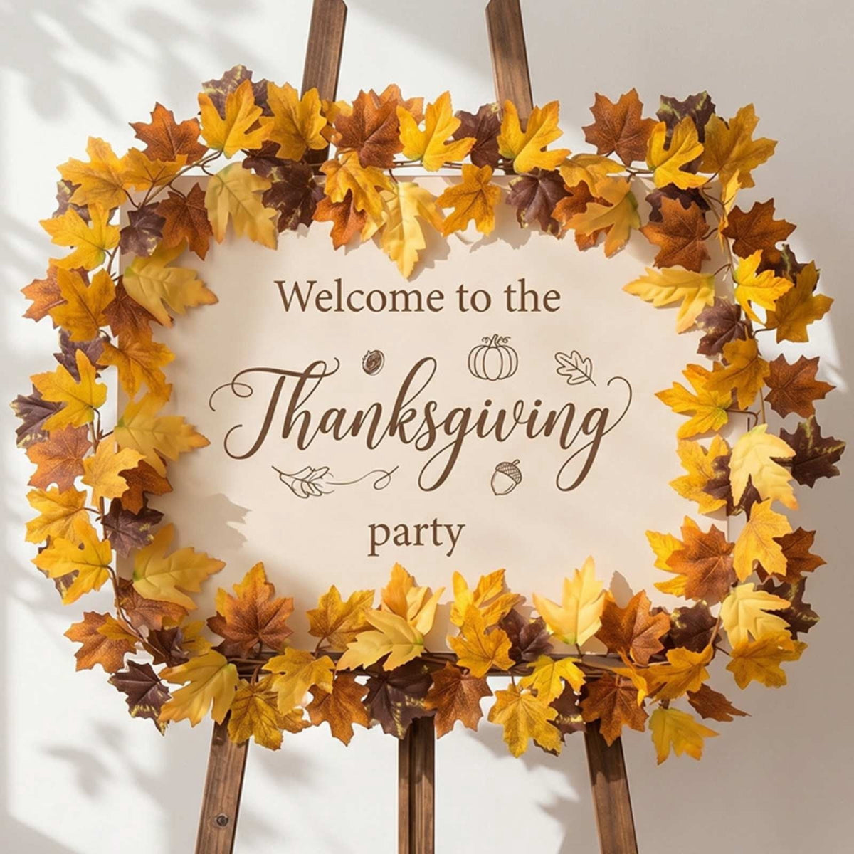 SCNOR Artificial Fall Floral Pick with Pumpkin Maple Leaf Sunflower, Halloween Thanksgiving Table Centerpiece for Home Decor
