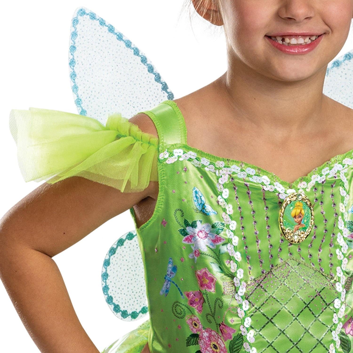 Disney Tinker Bell Halloween Costume for Children, Girls Size XS (4/5), by Disguise