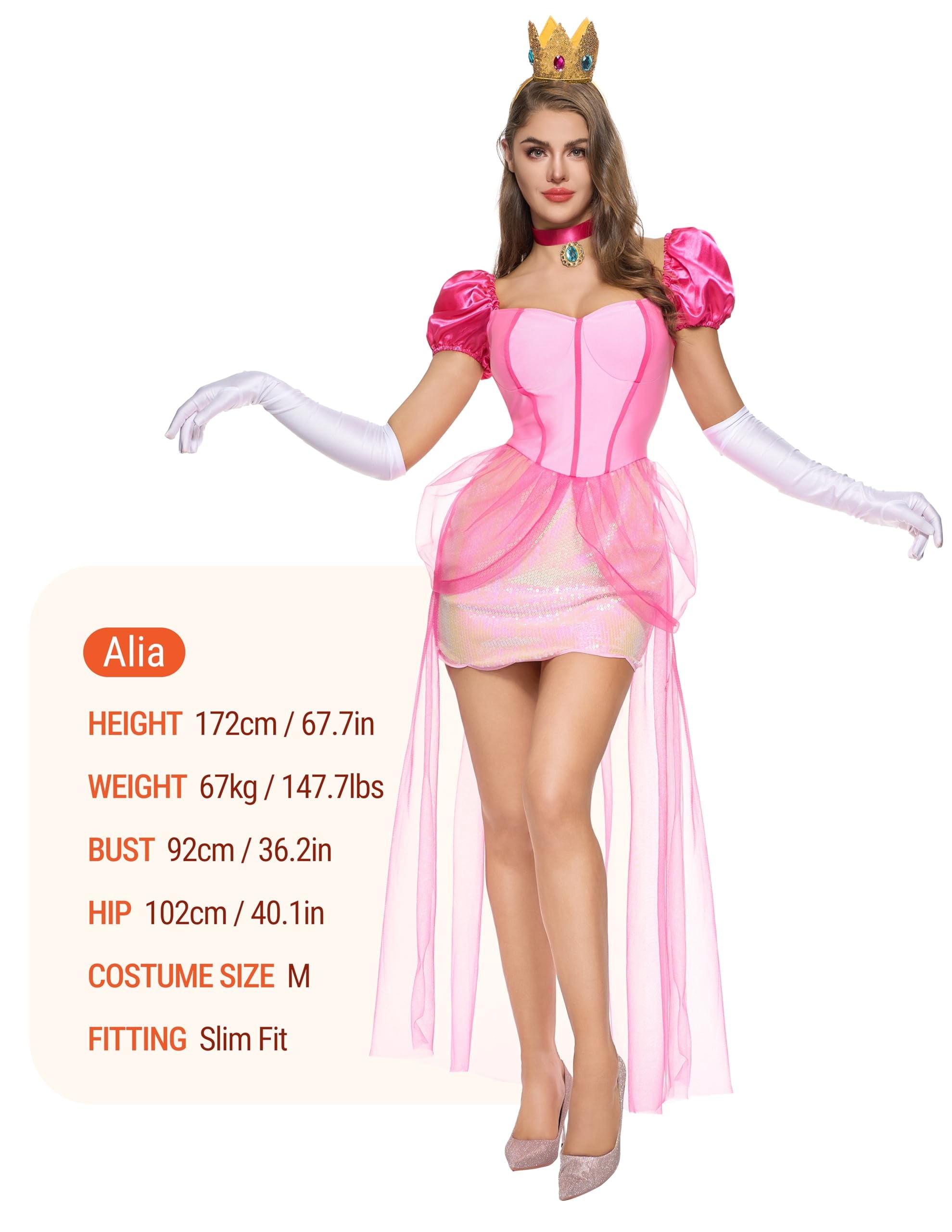 Joyfy Women Princess Costume, Green Dress Fairy for Halloween Costume Party Dress up Role Play M-XXL