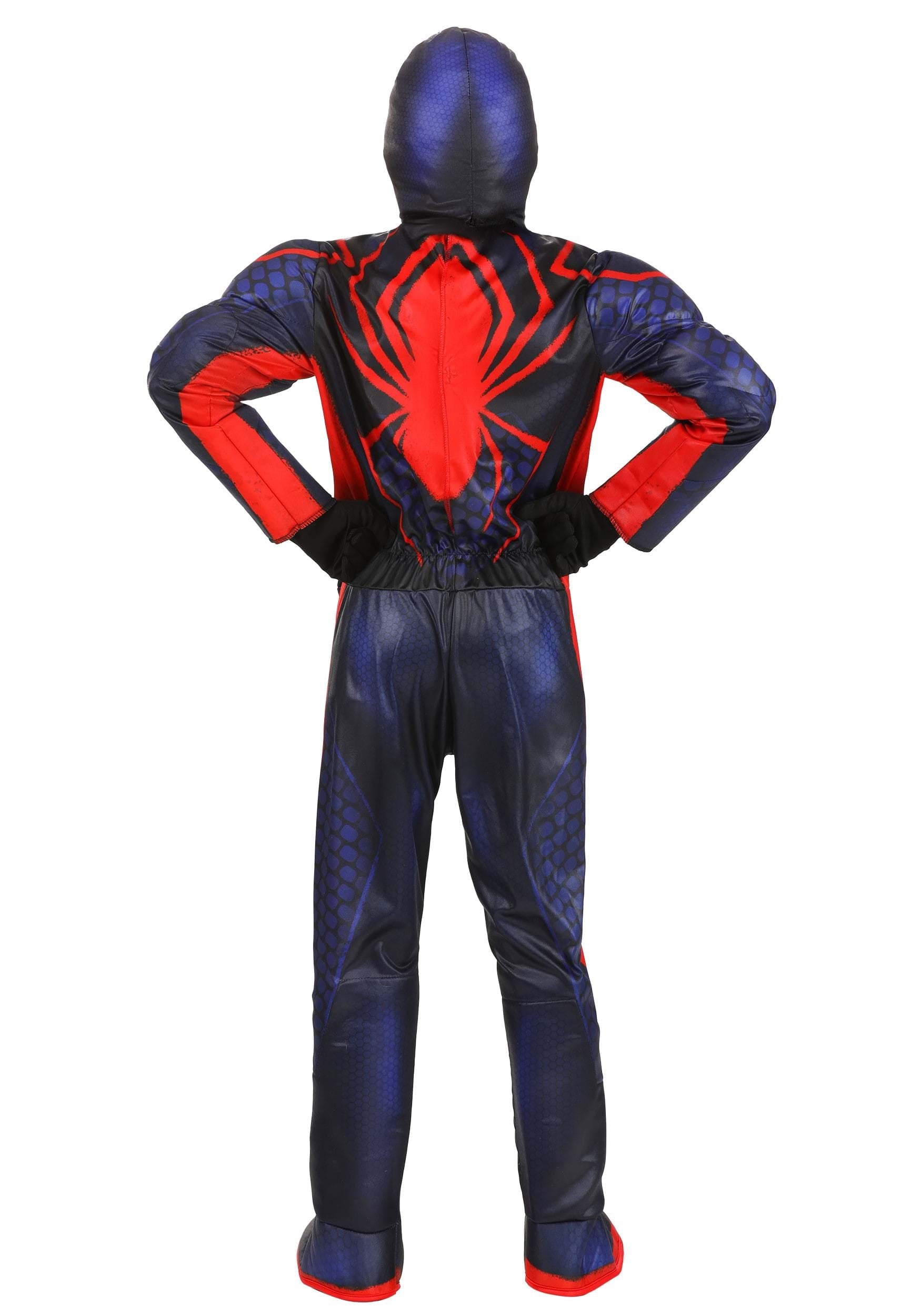 Boys' Marvel Miles Morales Spider-Man Qualux Costume by Jazwares - Size Small