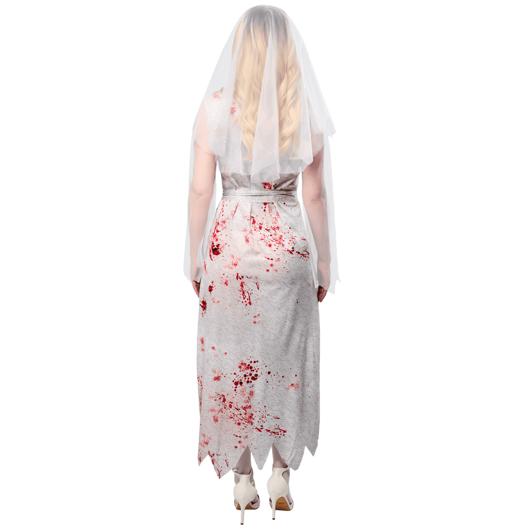 Ghost Bride Halloween Costume for Adults, Women's Size M (8/10), by Way to Celebrate