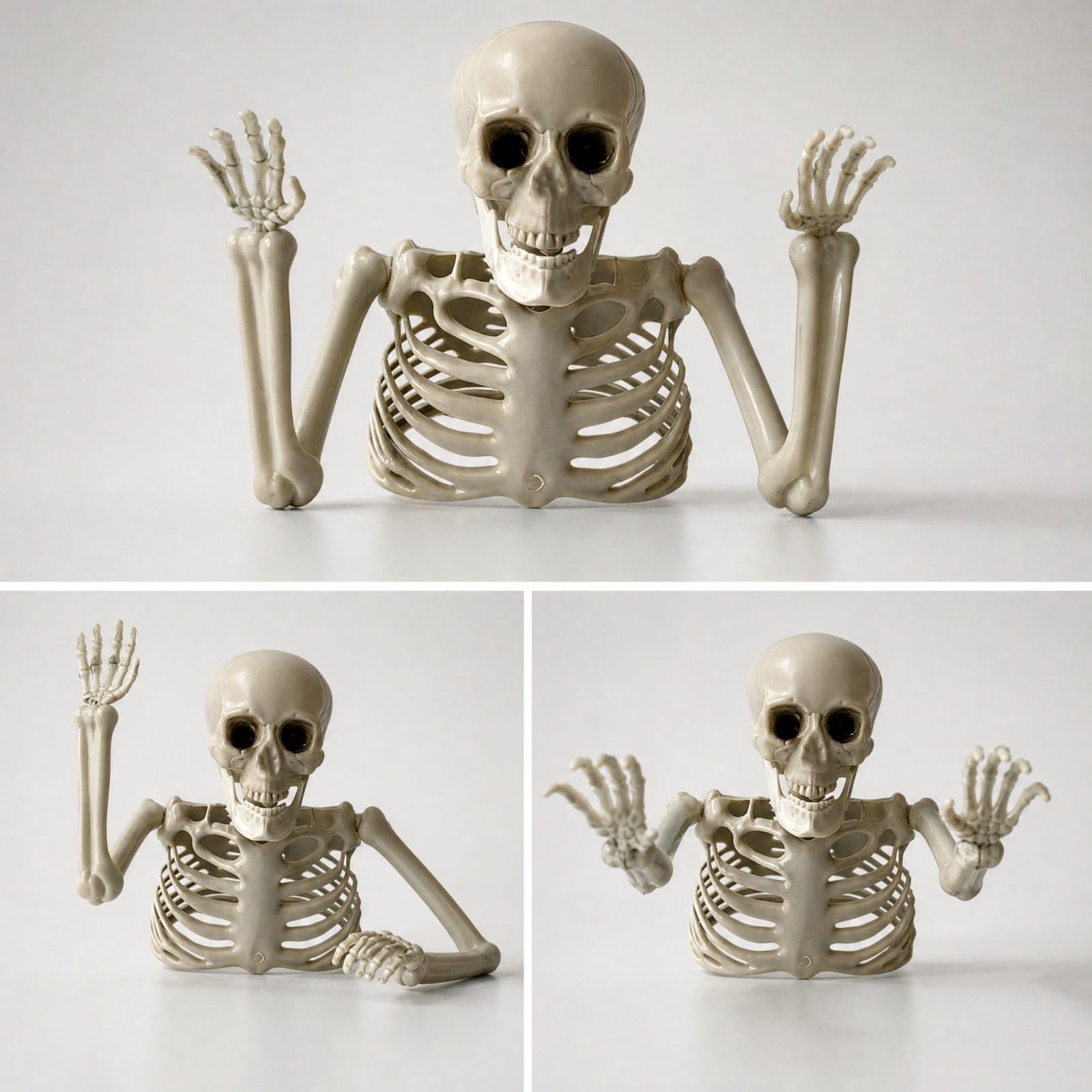 Halloween Skeleton Snake Prop Realistic Scary Serpent Decorative Ornament, Spooky Scene Setup Skeleton Decor Haunted House Party Prop, Home Shop Display Halloween Skeleton Holiday Ornament Gift