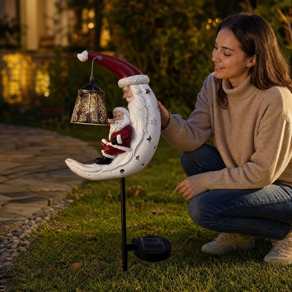 Halloween Witch Cauldron Garden Stake Lights, 2.7Ft LED Color Waterfall-Style Light Flow Flying Witch Garden Stake, Waterproof Weather Resistant Projector Lights for Outdoor Yard, Lawn, Pathway