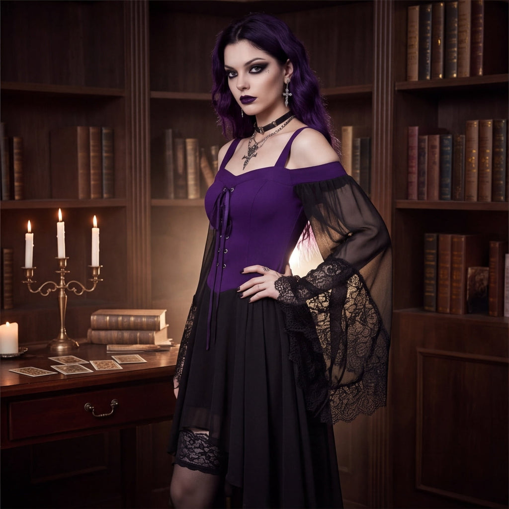 Witch Dress Women 2026 Halloween Costumes Woman Adults Medieval Vampire Butterfly Sleeve Mesh Gothic Outfits Red S
