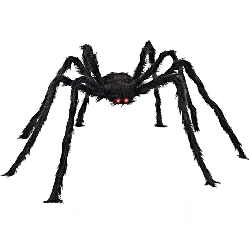 Giant Spider 6.5 Ft, 78" Halloween Decorations Fake Halloween Decor Spiders Large, Furry Spiders for Outdoor Indoor Yard Home Costumes Party House Décor, 1 Pack