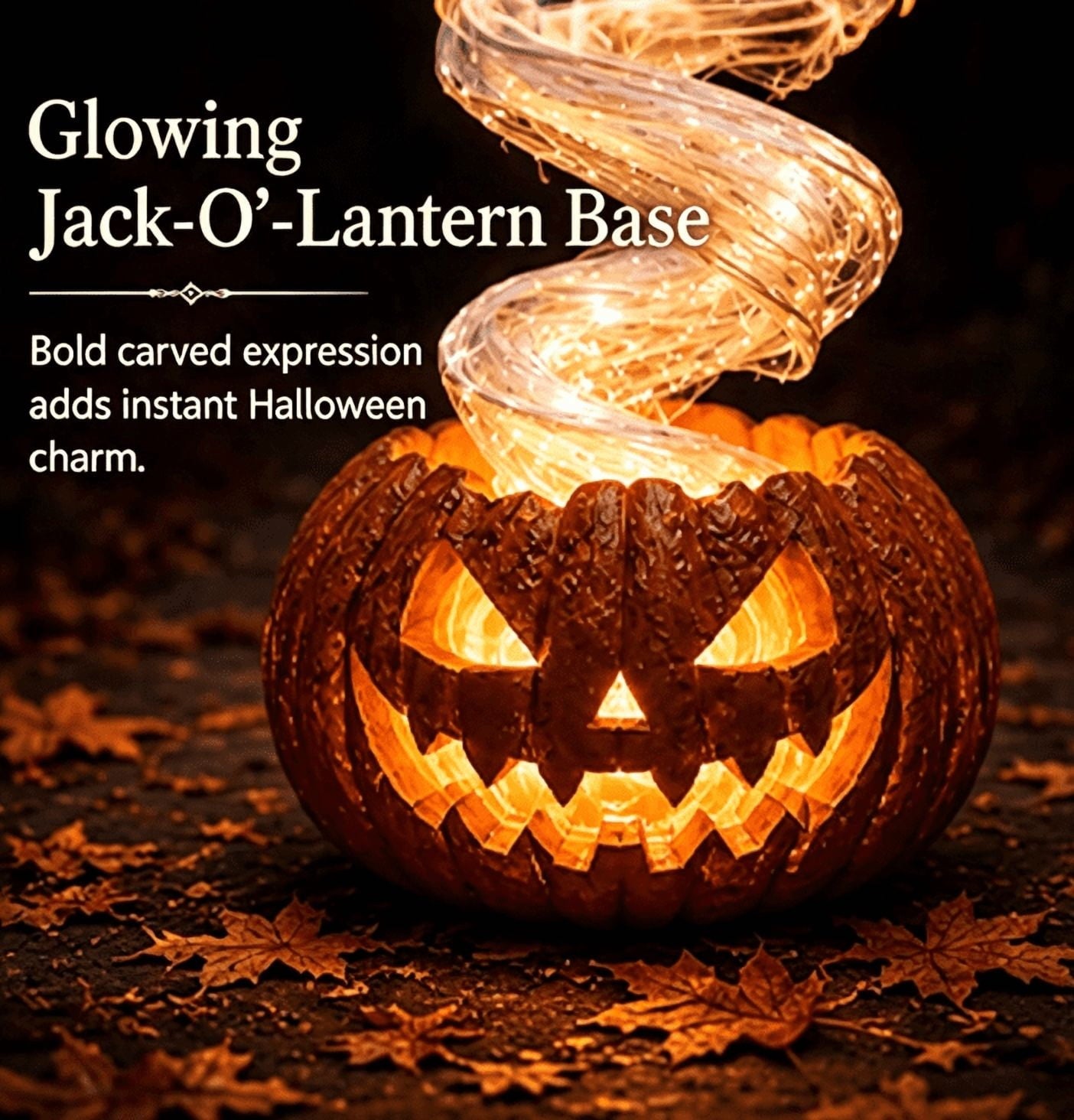 Swirling Ghost Pumpkin Yard Lamp, Halloween Yard Sculpture LED Glowing Floating Ghost Pumpkin Light, Halloween Outdoor Lawn Front Entrance Decor