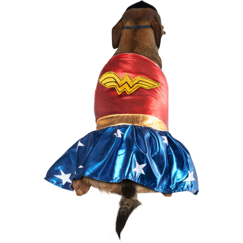 DC Comics Wonder Woman Pet Costume for Big Dogs by Rubies, 2XL