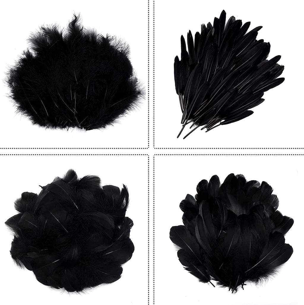 600PCS Red Feathers, 3-4.7 inch Feathers Bulk for DIY Crafts Wedding Halloween Costume Party Decorations Dream Catcher Supplies