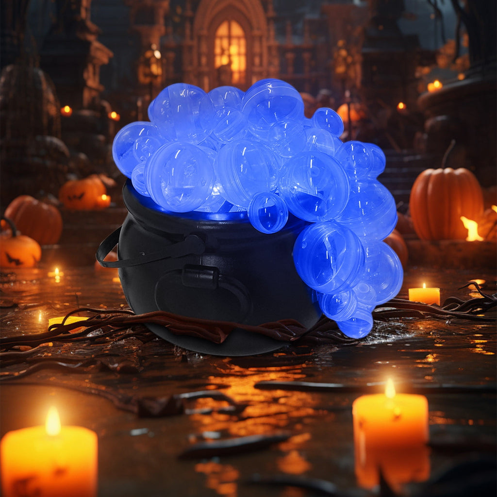 Muecwrye Halloween Decorations Outdoor, Halloween Clearance! Halloween Witches Cauldron with Lights, DIY Bubbling Cauldron Set Decor for Home Porch Outside, Halloween Party Supplies( Without Tripod)