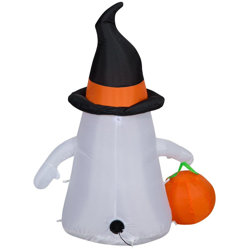 Airblown Inflatables Outdoor Ghost with Witch Hat
