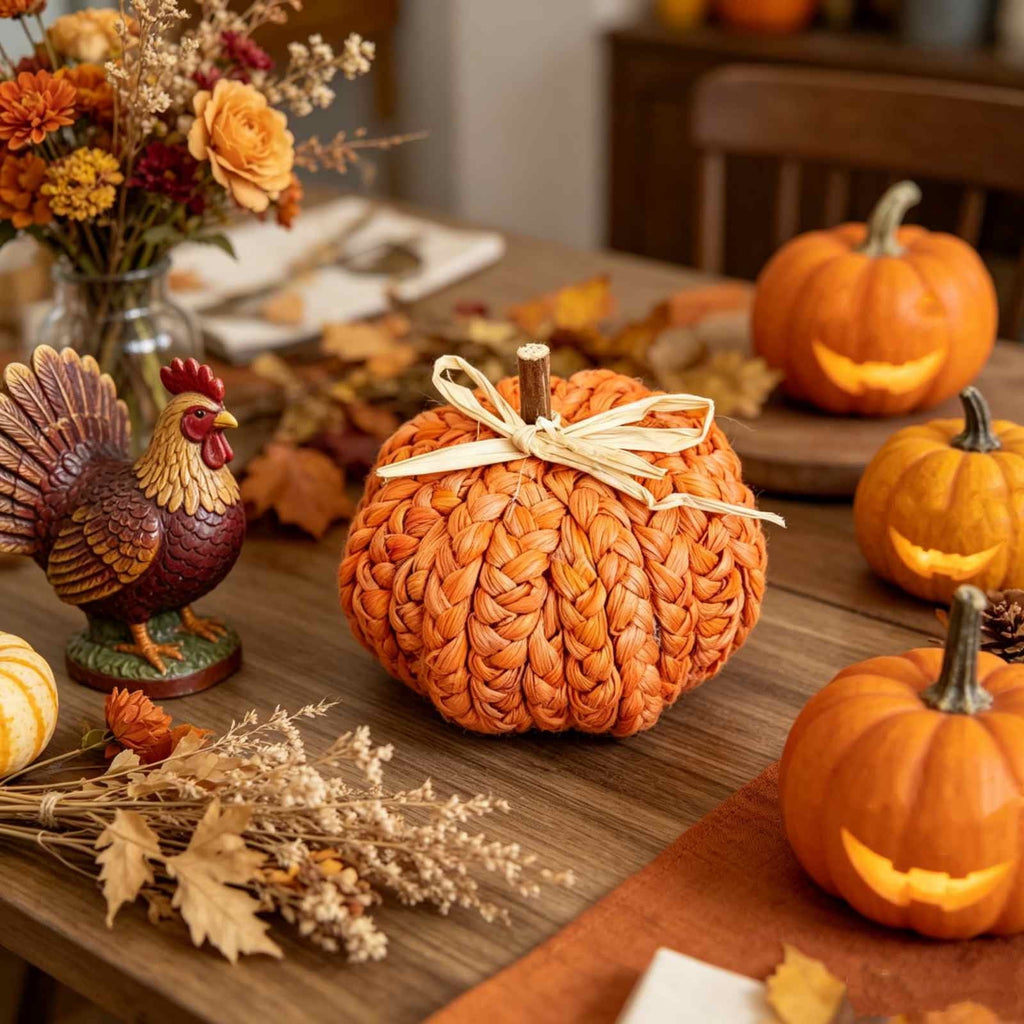 1Pc Halloween Mini Pumpkin Branches Artificial Black Twigs Vase Fillers for Table Mantel Centerpiece Creepy Gothic Scary House Decor