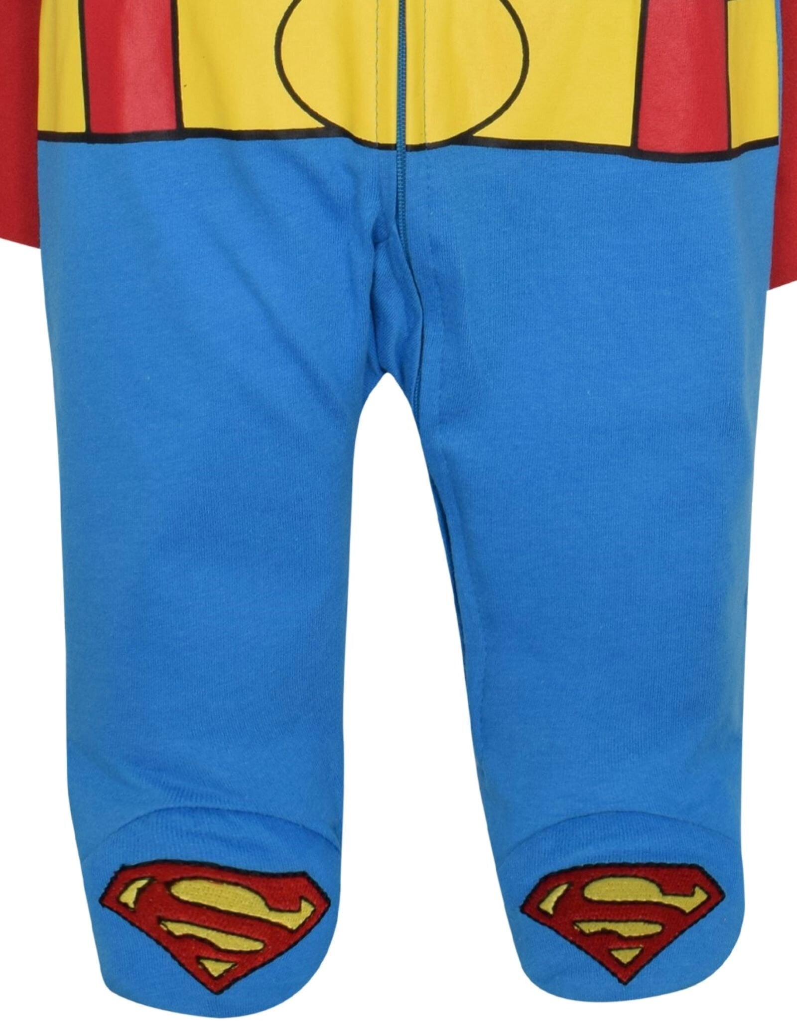 DC Comics Justice League Toddler Boy or Girl Cosplay One Piece Coverall with Cape Batman Black