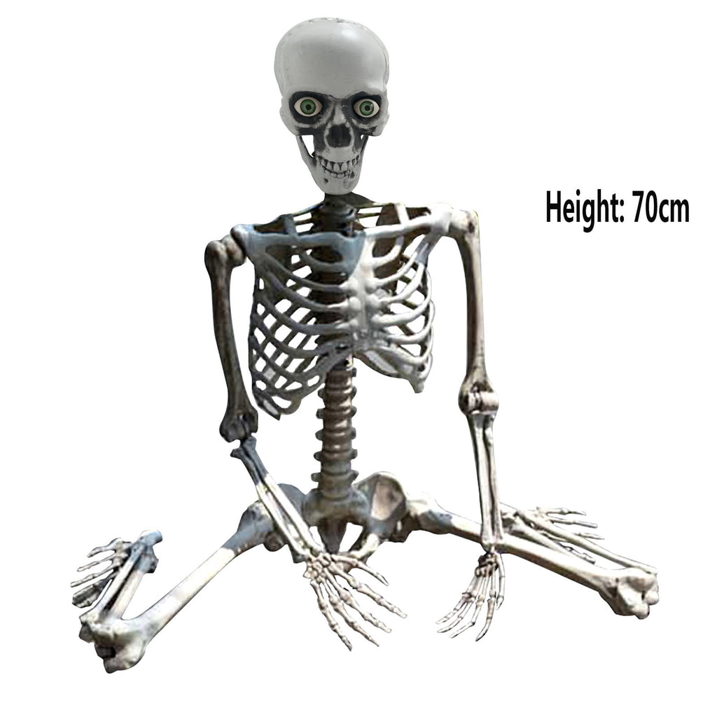 Halloween Skeleton Snake Prop Realistic Scary Serpent Decorative Ornament, Spooky Scene Setup Skeleton Decor Haunted House Party Prop, Home Shop Display Halloween Skeleton Holiday Ornament Gift