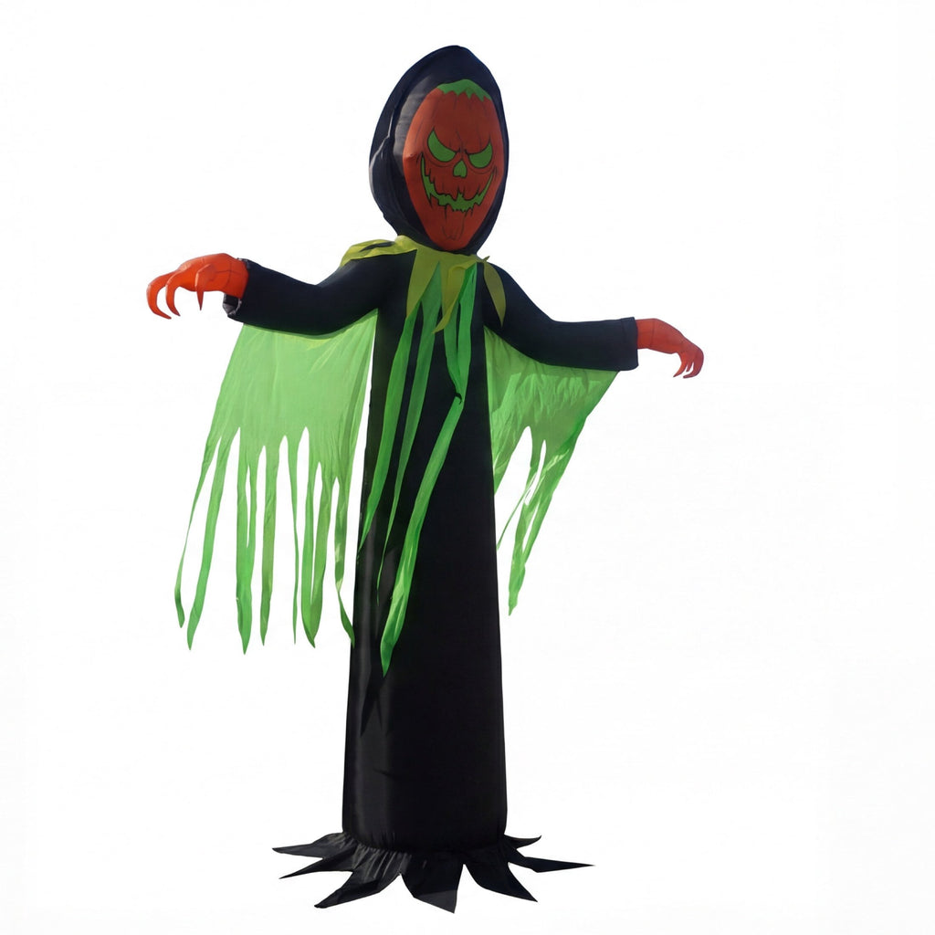 20 ft LED Inferno Pumpkin Reaper Halloween Inflatable