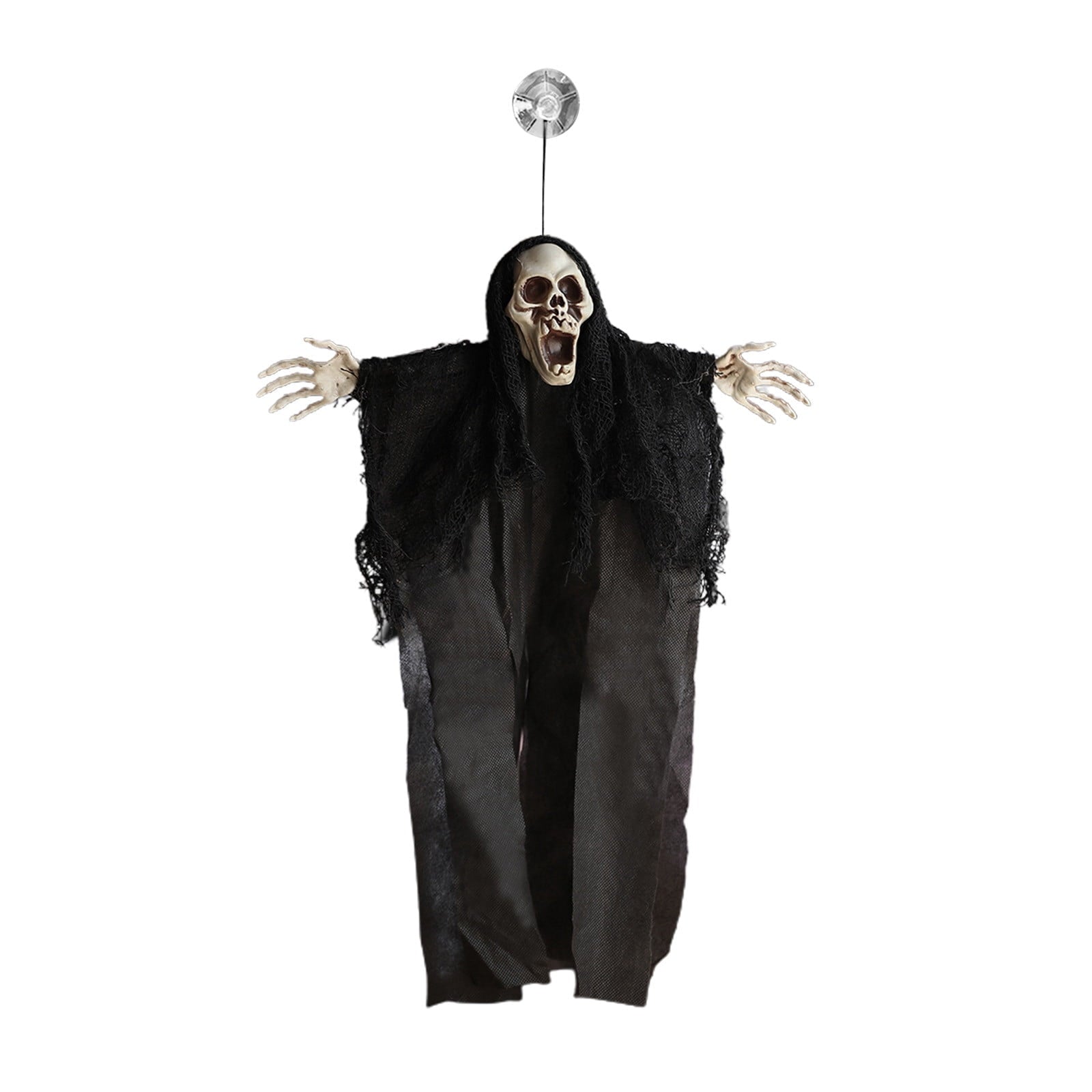 Nrmvnmi Halloween Decorations Outside, 3 Packs Hanging Ghosts Halloween Decor Halloween Decorations Indoor, Hanging Grim Reaper Skeleton Flying Ghost Decorations for Haunted House Decorations
