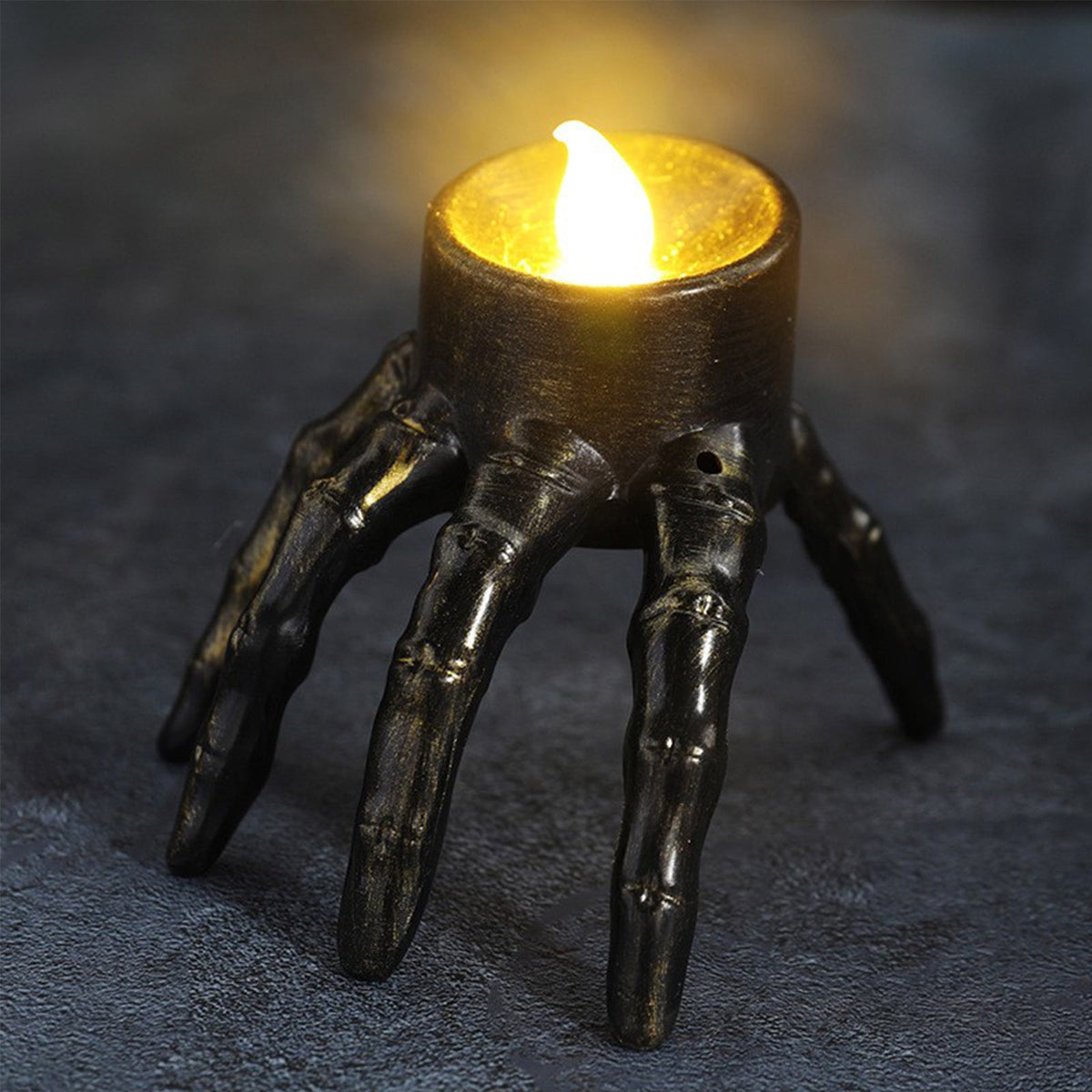 XGFHYJEH Halloween Skeleton Lights Decorations, Halloween Candle Lamp Decoration Ornament Indoor Outdoor, Halloween Scary Decor for Home Outside Yard Lawn Garden Party