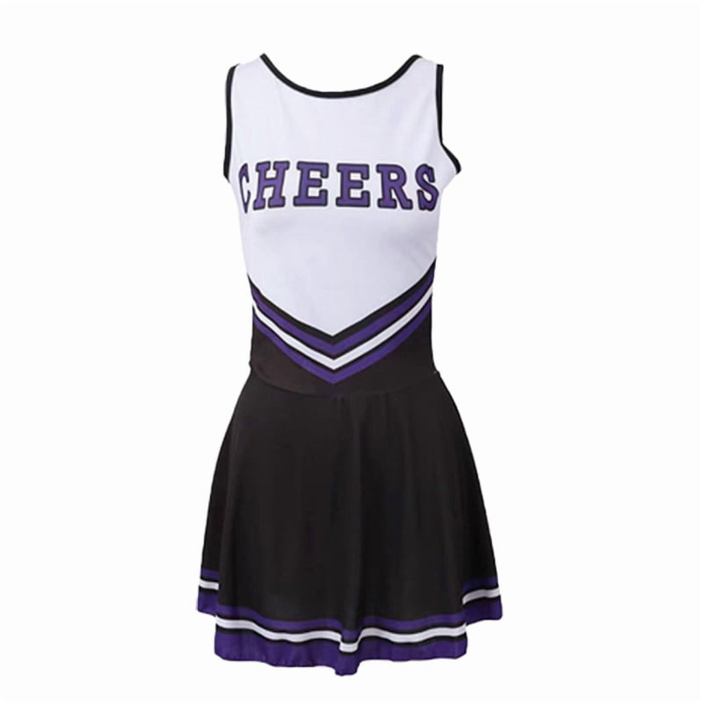 Green Girls Cheerleader Costume Outfit Set,Kids Sleeveless Cheerleading Uniform for Party Birthday Halloween