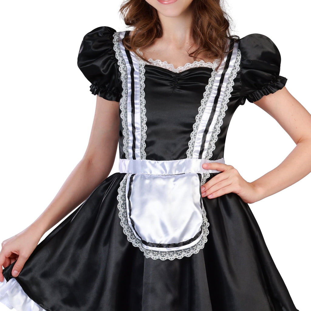 Miss Maid Halloween Costume for Adults, Women's Size L (12/14), by Way to Celebrate