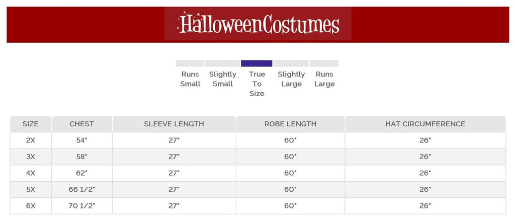 Plus Size Wizard Costume for Men