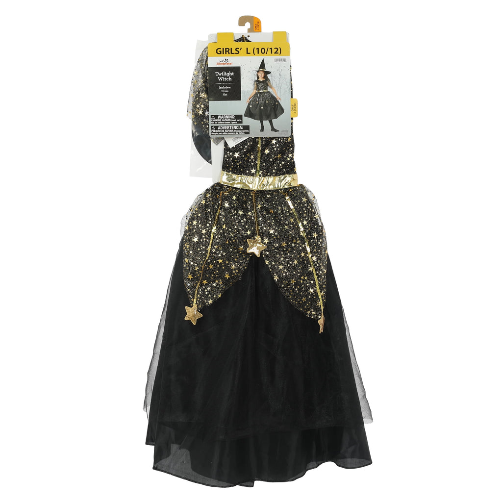 Twilight Witch Halloween Costume for Children, Girls' Size M (7/8), by Way to Celebrate