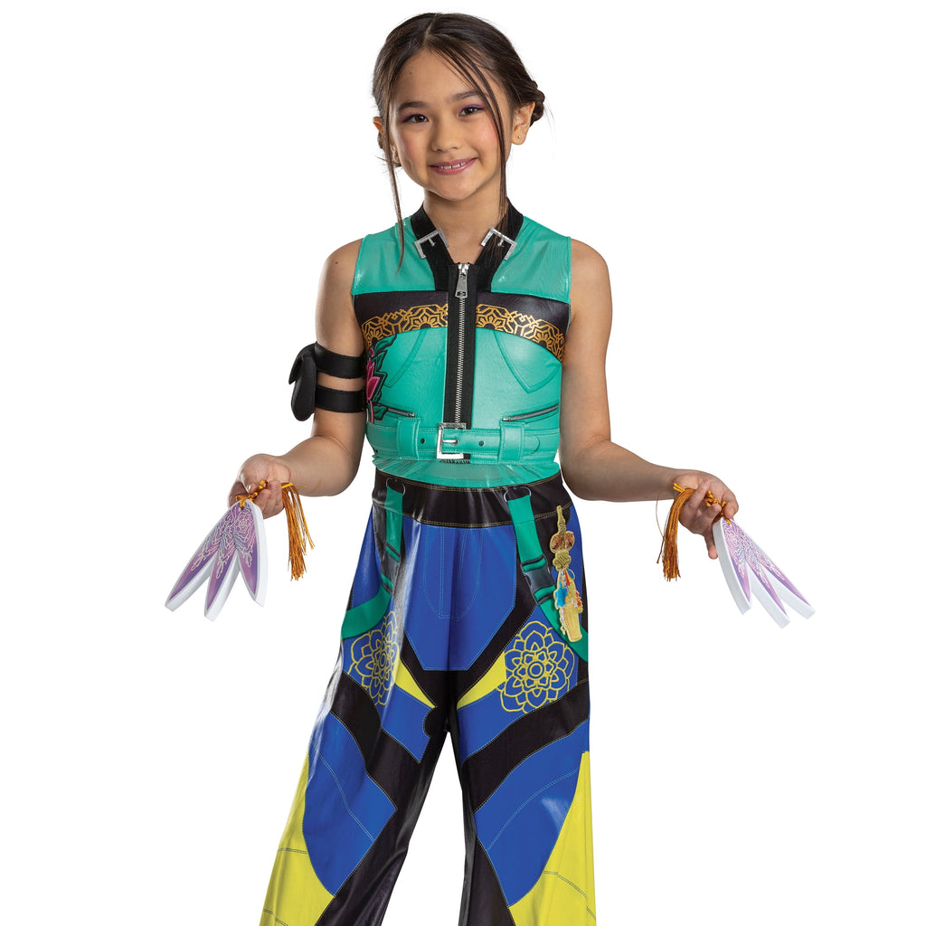 Netflix K-Pop Demon Hunters Zoey Halloween Costume for Children, Girls Size S (6/6X), by Disguise