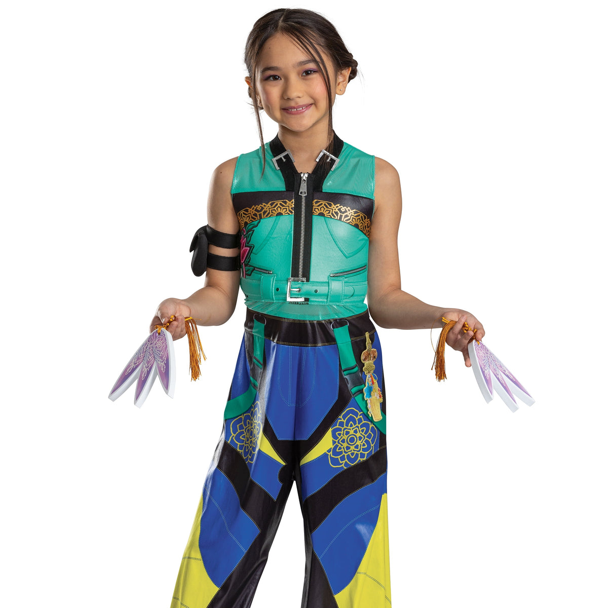 Netflix K-Pop Demon Hunters Zoey Halloween Costume for Children, Girls Size S (6/6X), by Disguise