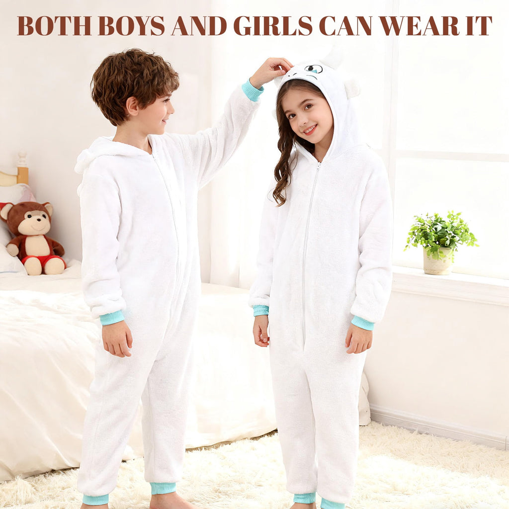 GOBWCOT Kids Onesie Pajamas Dragon Costume Children Animal Sleepwear Jumpsuit Cosplay for Boys and Girls