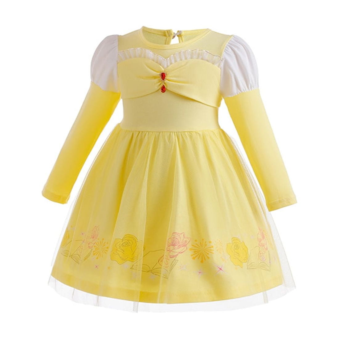 WIBACKER 1-6Y Toddler Girls Princess Costumes Dresses Fancy Dress Up Clothes for Halloween Party Cosplay, Christmas Gift