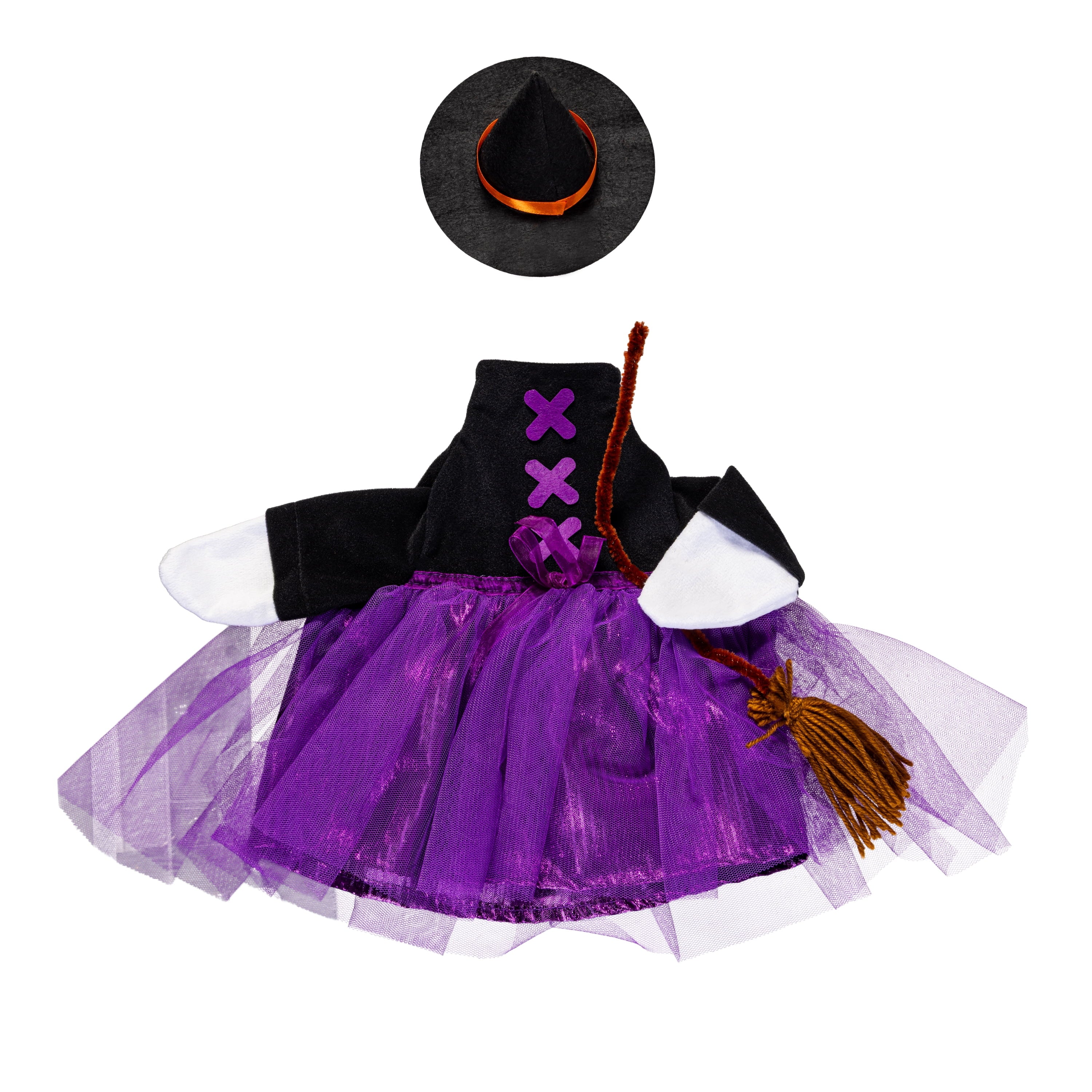 Mainstays Halloween Witch & Bat Porch Goose Outfit, Set of 2