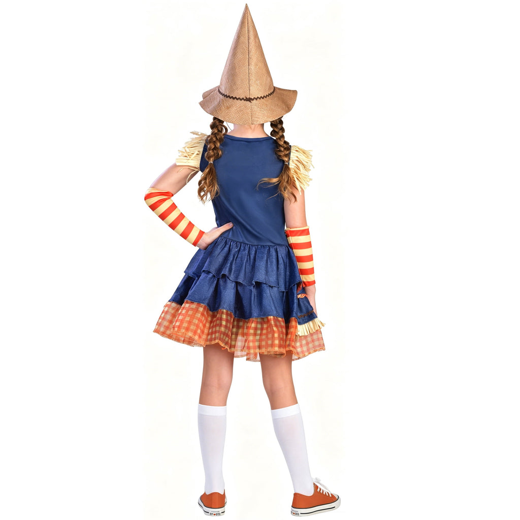 Scarecrow Sweetie Halloween Costume for Children, Girls' Size S (6/6x), by Way to Celebrate