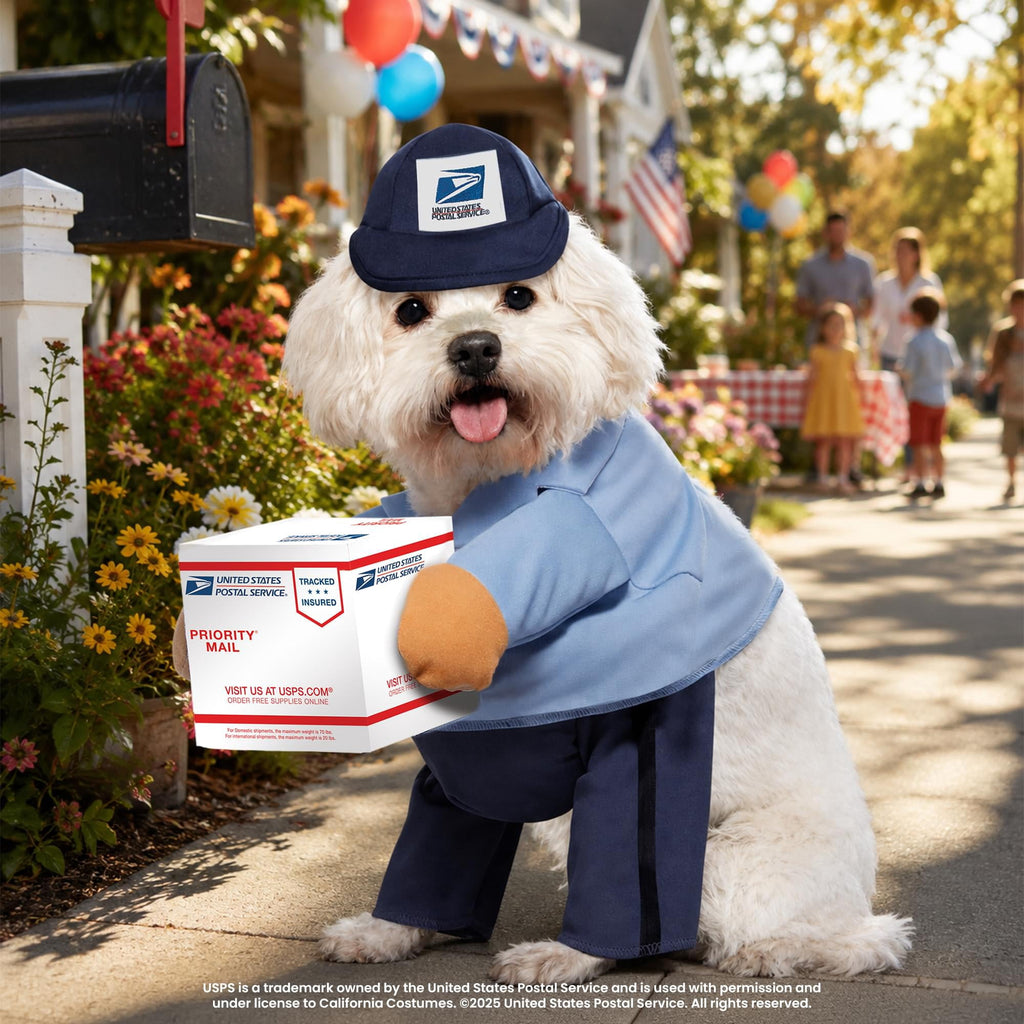 California Costumes US Mail Carrier Pup Dog Costume | Large Unisex