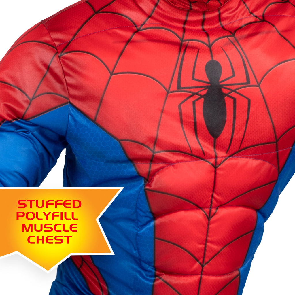 Men's Marvel Avengers Spider-Man Qualux Costume by Jazwares - One Size