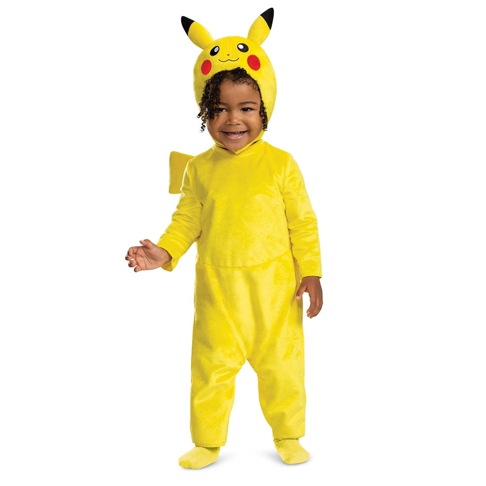 Pokemon Pikachu Halloween Costume for Children, Toddlers Size 3T-4T, by Disguise