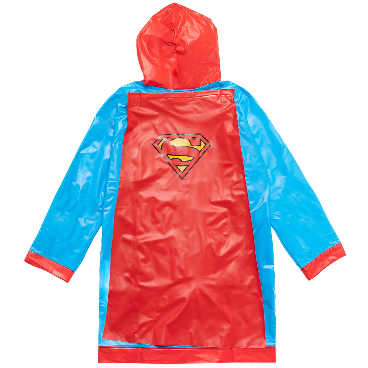 DC Comics Justice League Batman Little Boys Costume Waterproof Rain Jacket Cape and Umbrella 3 Piece Outfit Set Toddler to Little Kid