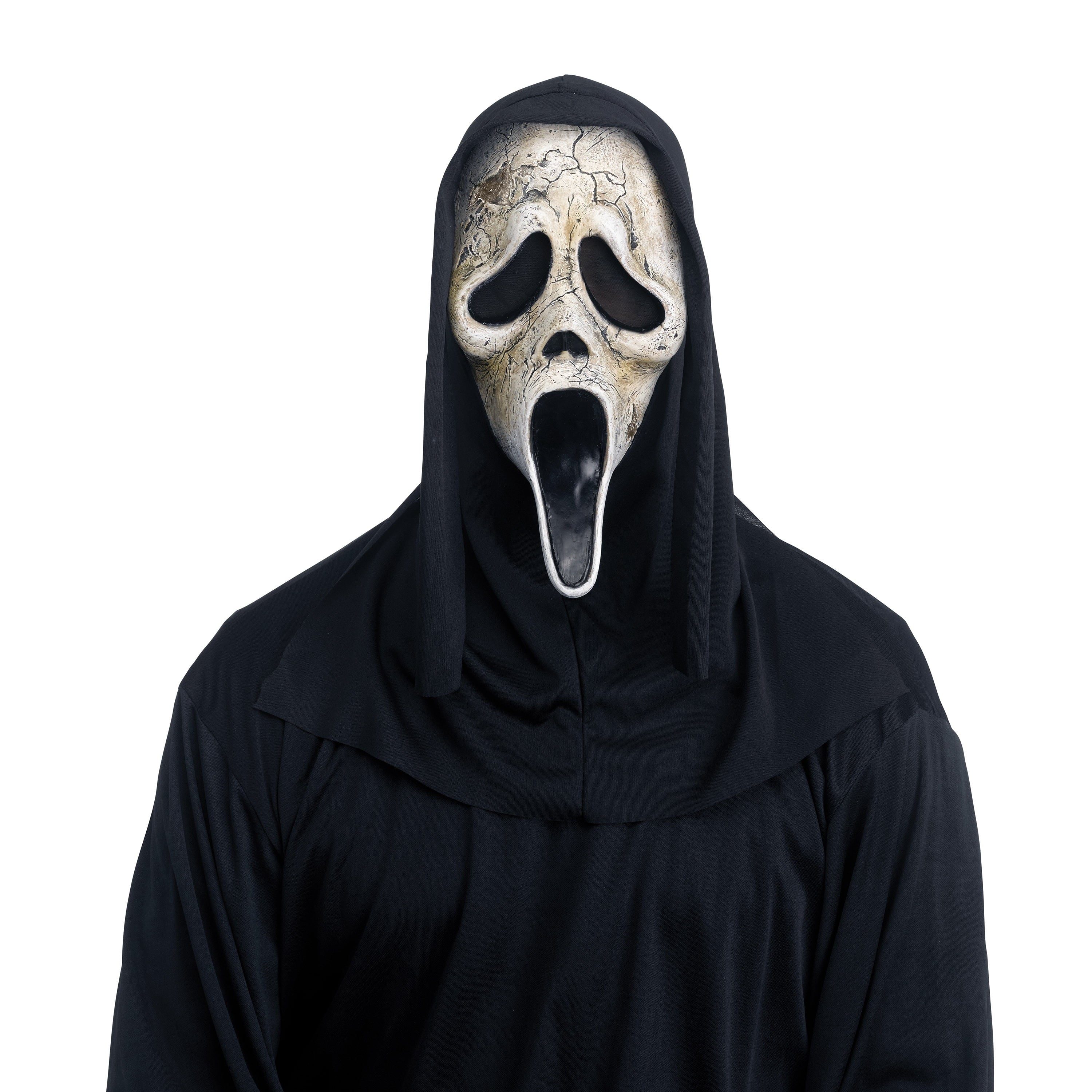 Aged Ghost Face Halloween Costume for Adults, Mens One Size Fit, by Fun World