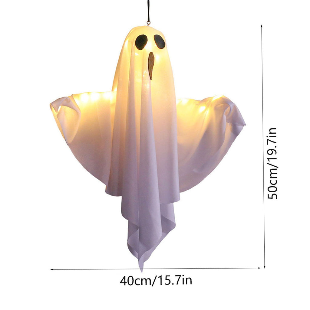 AZXY Halloween Decor, Halloween Indoor Decor, Halloween Tabletop, Artificial White Silk Rose Stems, Gothic Fake Floral Bouquet, Halloween Decorations for Home Table Party Decor
