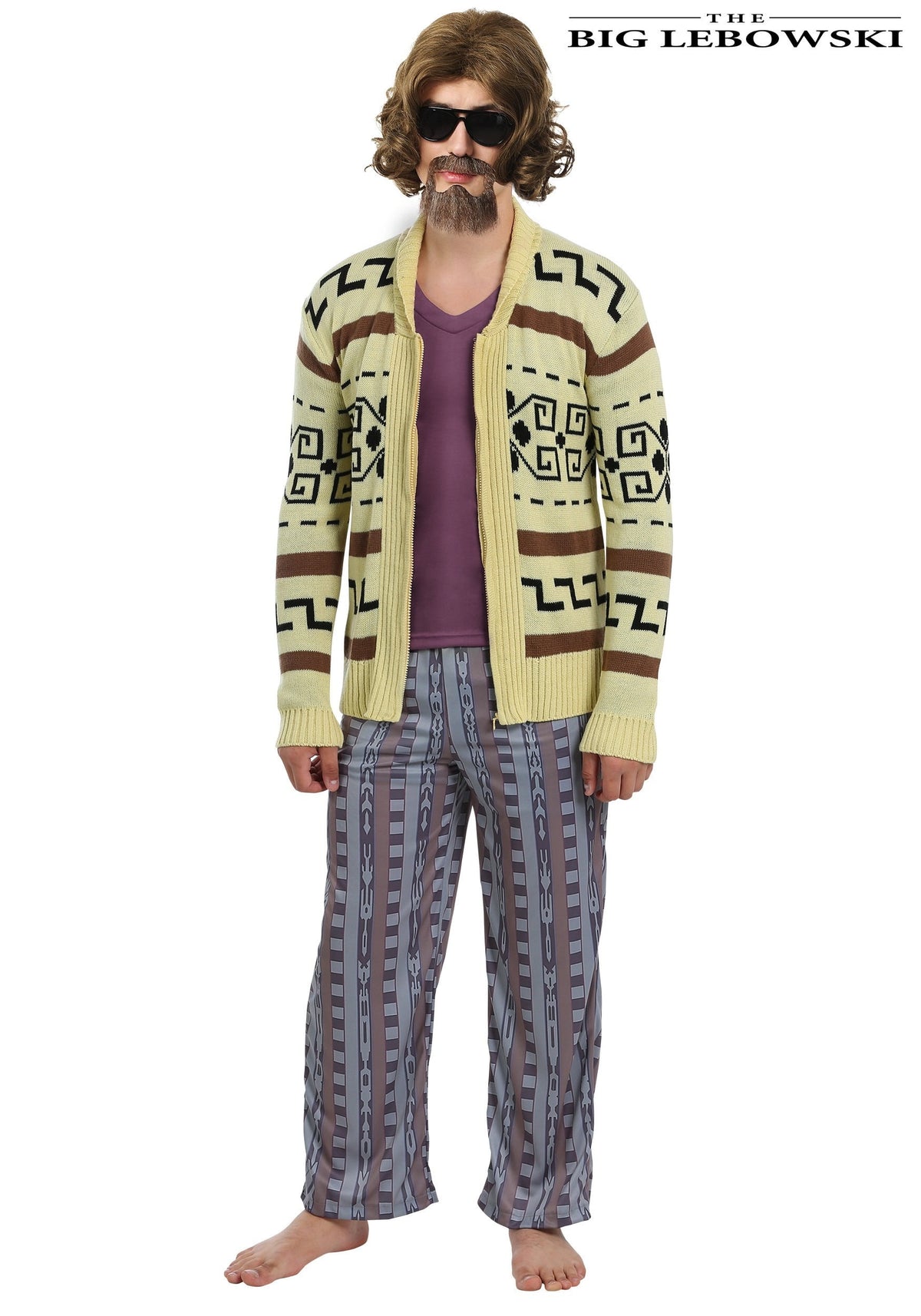 The Big Lebowski The Dude Men's Plus Size Sweater Costume
