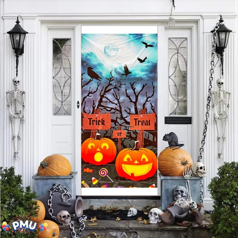 PMU Halloween Microwave Door Decoration 12in x 24in (1/pkg) Pkg/1