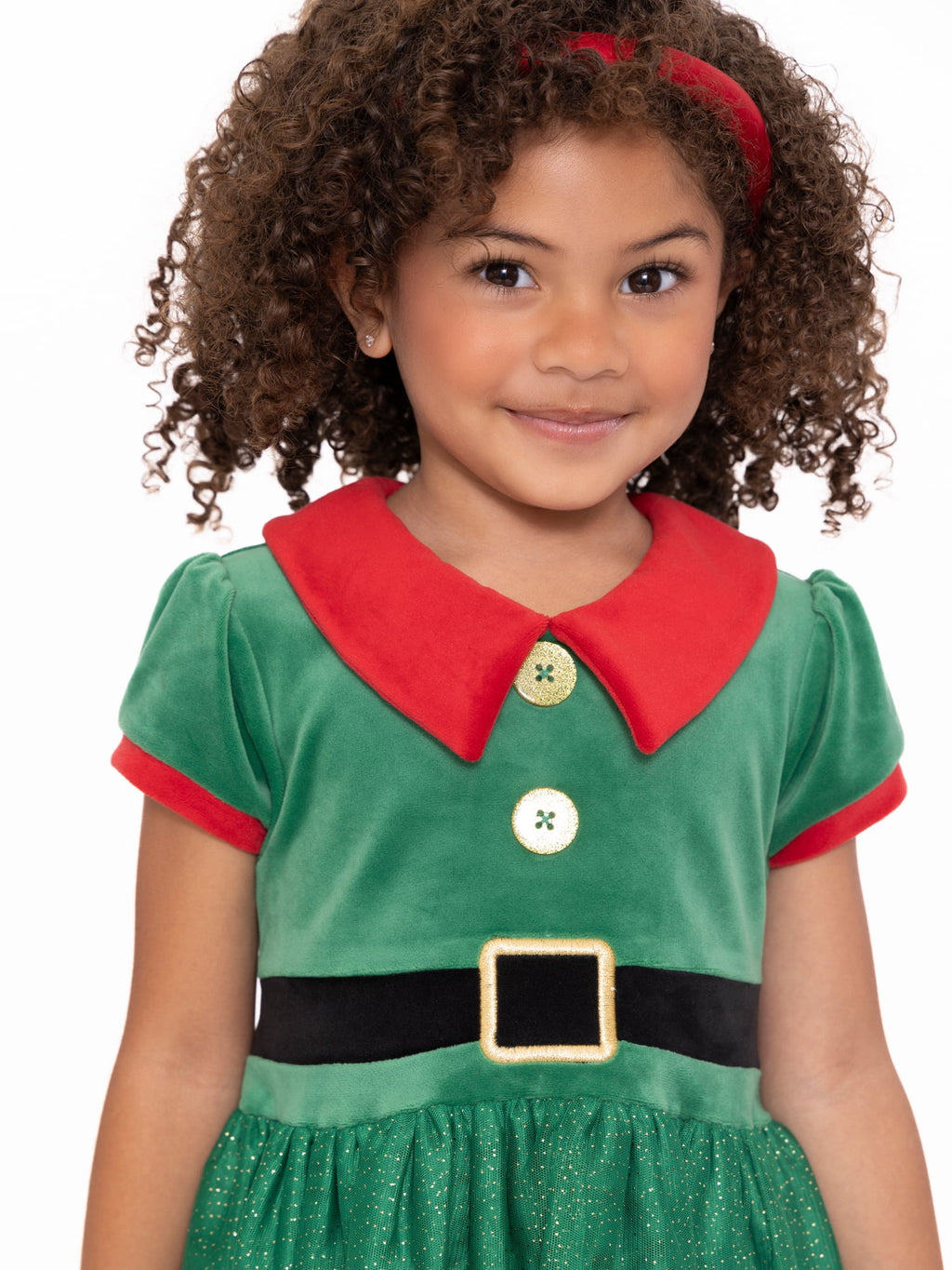 Toddler Girl Elf Velour Cosplay Dress, Sizes 12M-5T