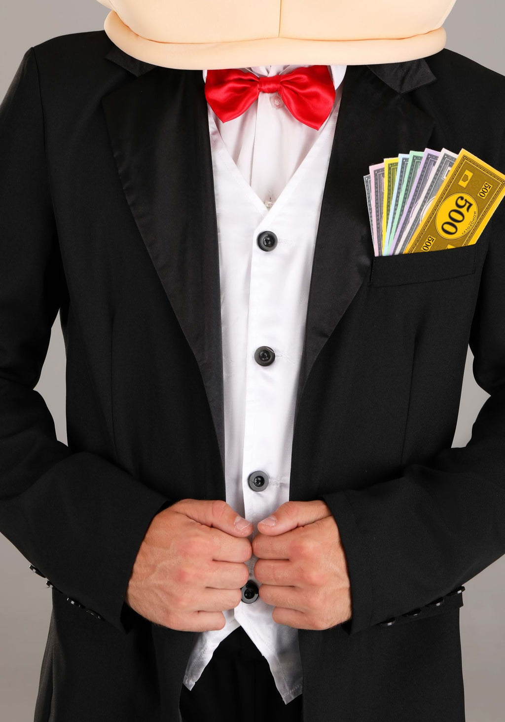 FUN Costumes Mr. Monopoly Fancy-Dress Costume for Men with Snazzy Suit Jacket, Adult Size M