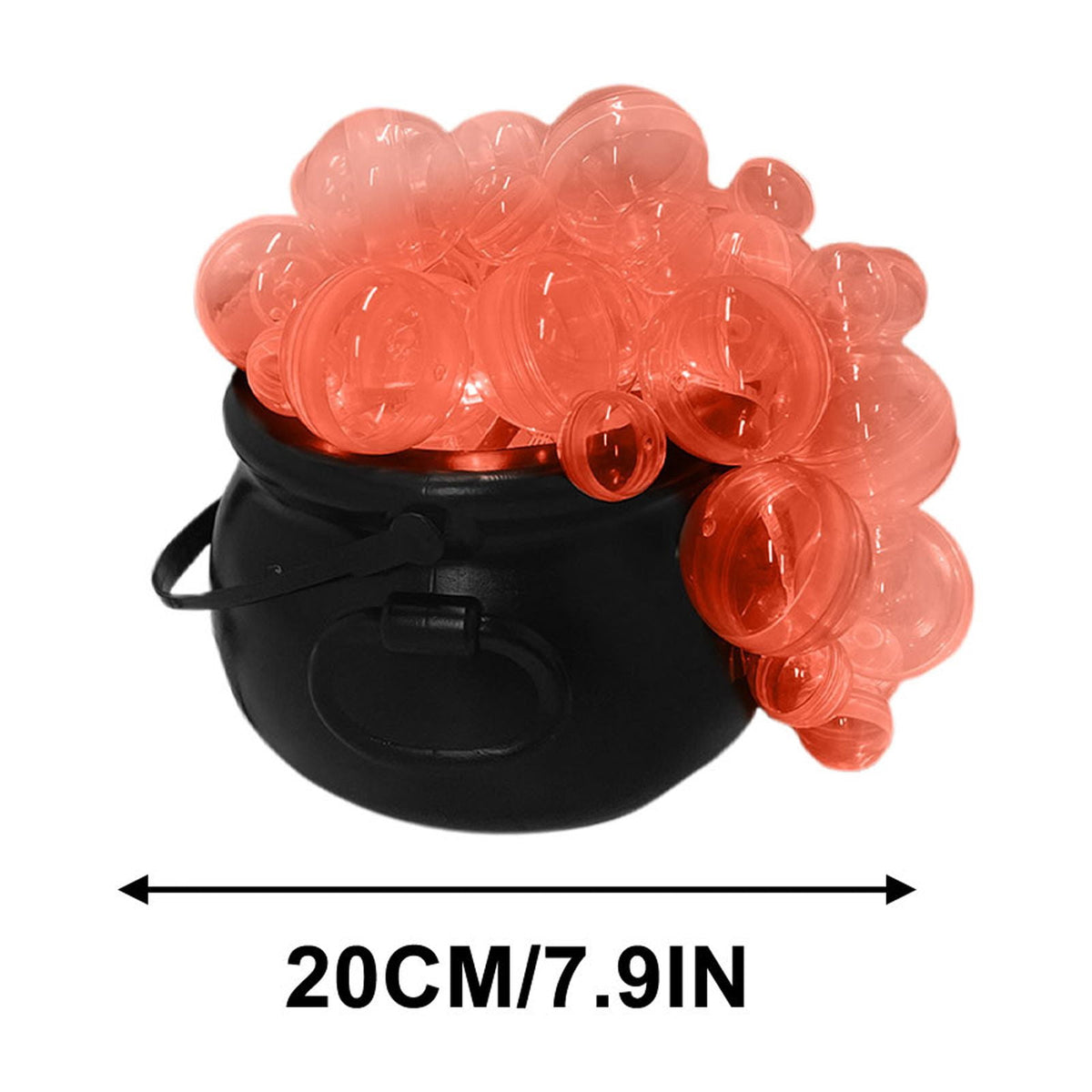 Muecwrye Halloween Decorations Outdoor, Halloween Clearance! Halloween Witches Cauldron with Lights, DIY Bubbling Cauldron Set Decor for Home Porch Outside, Halloween Party Supplies( Without Tripod)