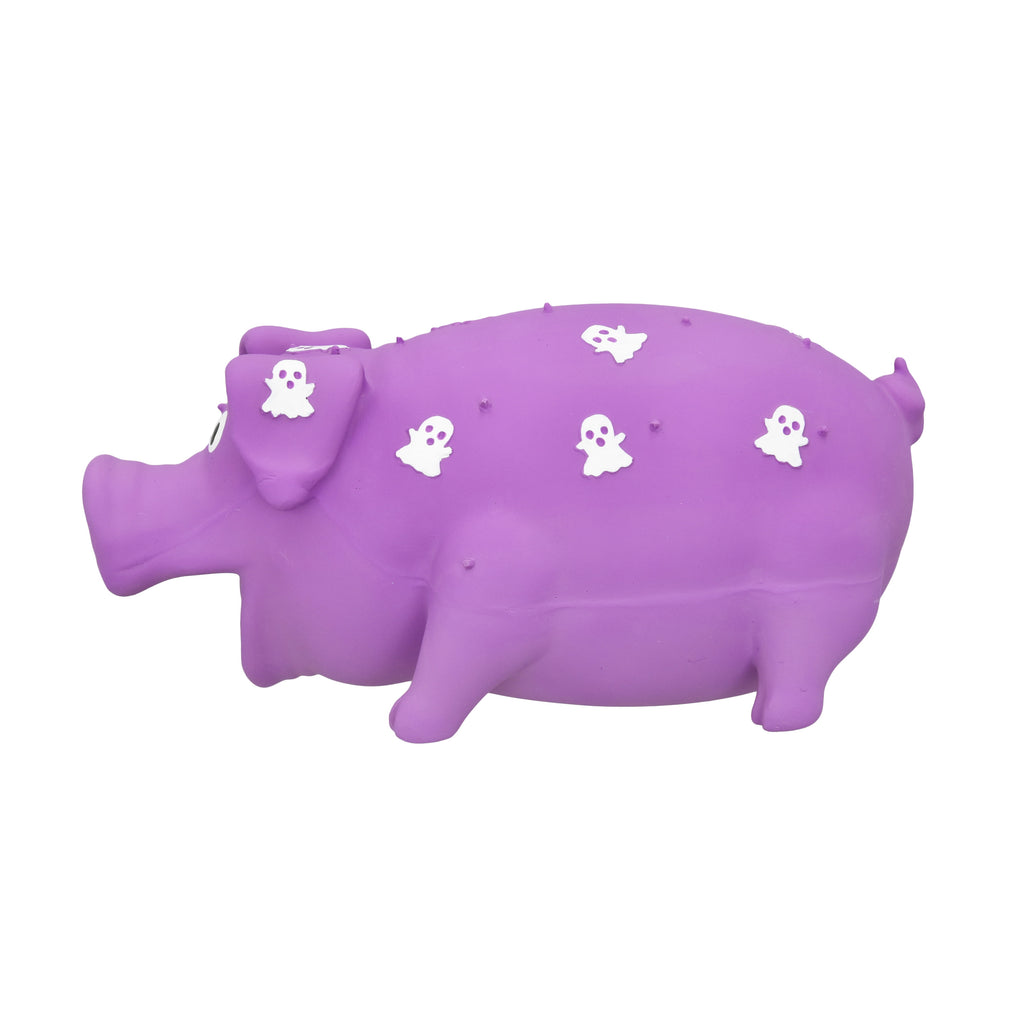 Vibrant Life Halloween Pigglesworth with Skulls Dog Toy