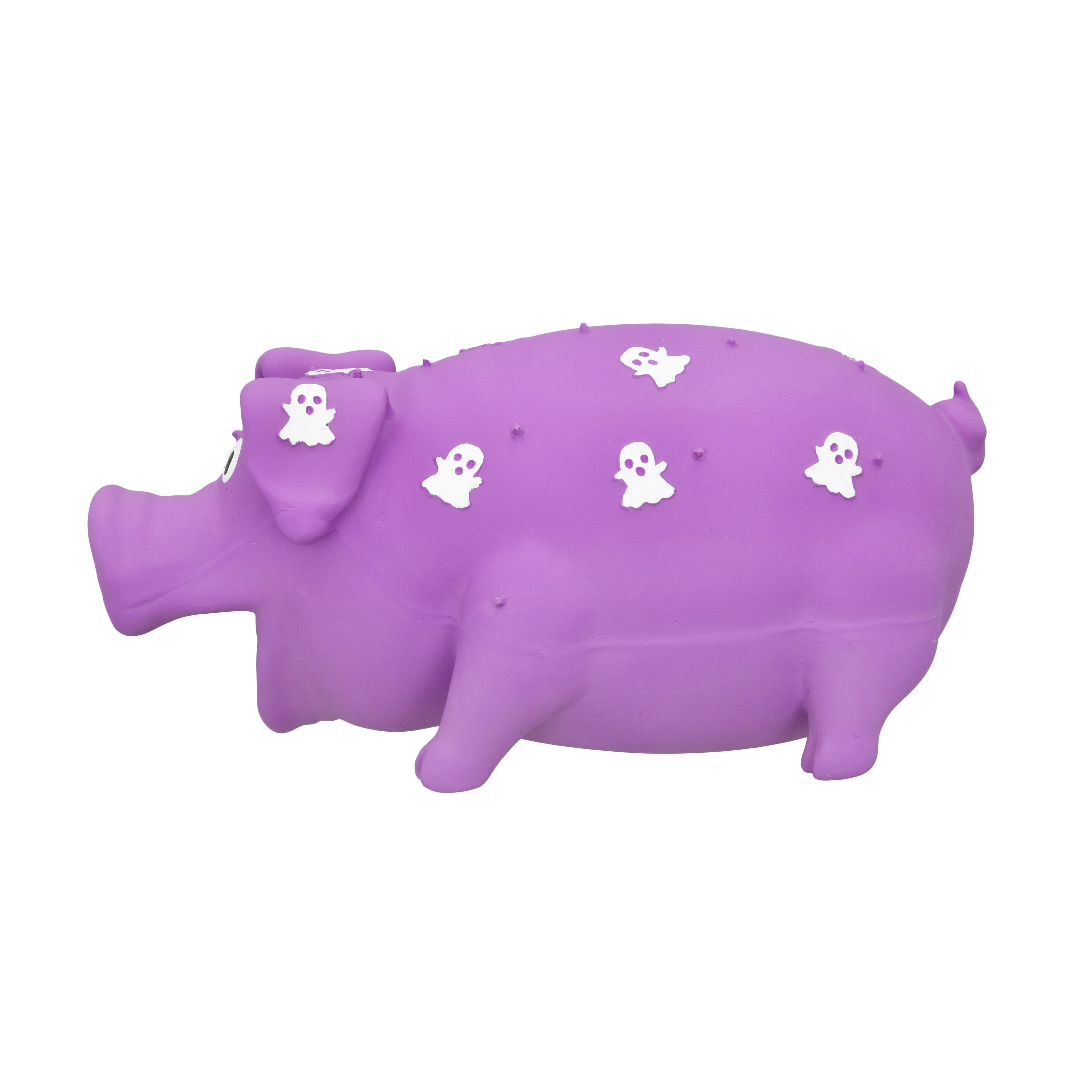Vibrant Life Halloween Pigglesworth with Skulls Dog Toy