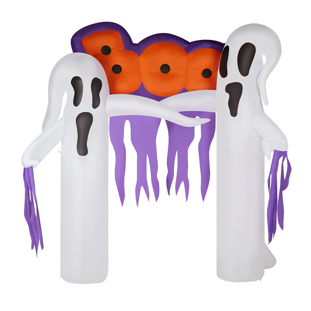UBesGoo 10 ' Halloween Ghost Arch Outdoor Halloween Inflatables for Patio Garden Decor