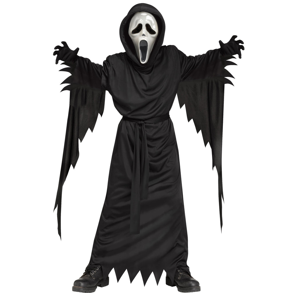 Officially Licensed Bleeding Ghost Face Halloween Costume for Children, Boys Size L (10/12), by Fun World